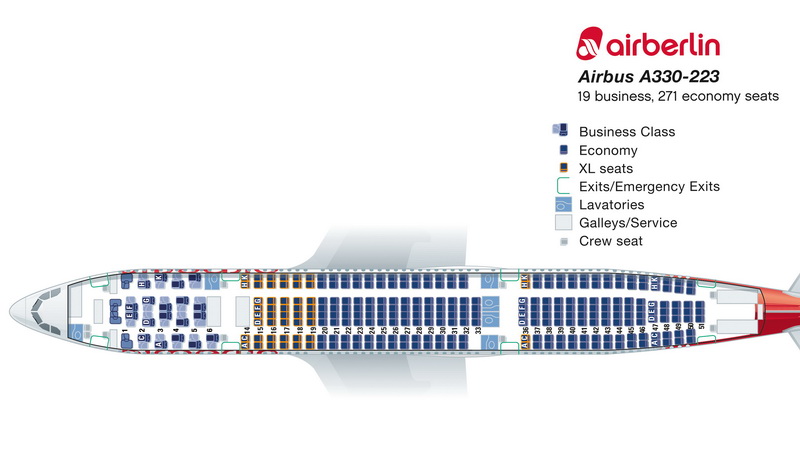 airberlin xl seats